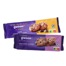g'woon chocolate- of triple chocolate cookies